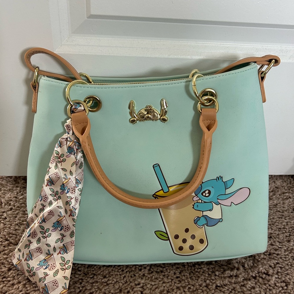 Loungefly Stitch boba tea purse